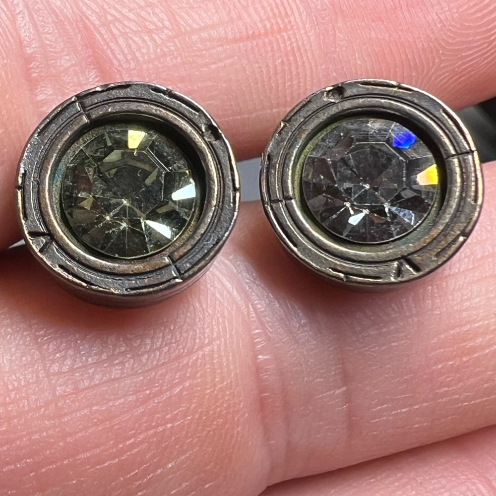 Vintage Patricia Locke stud crystal earrings